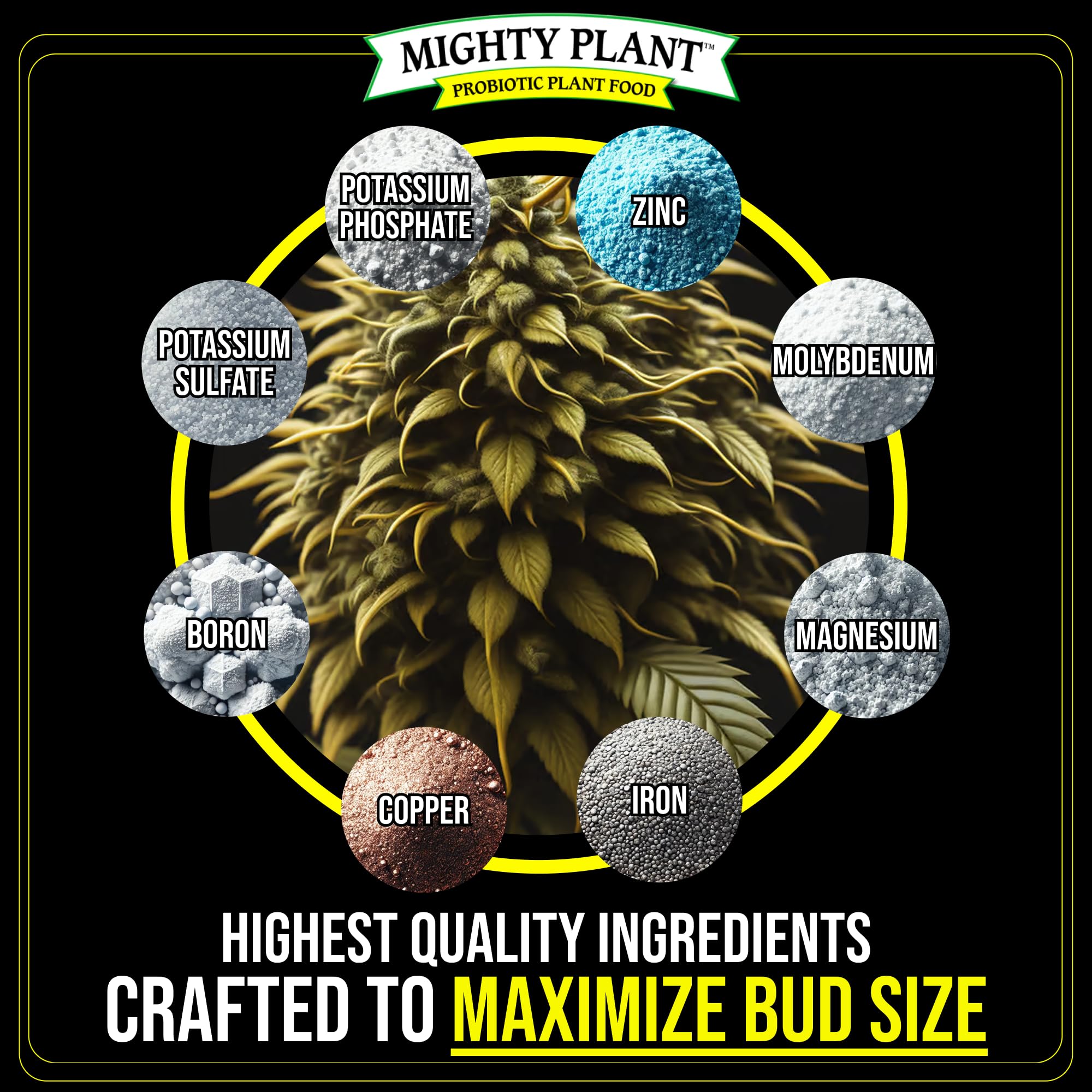 Mighty Plant solución diluida en agua lista para riego con absorción rápida