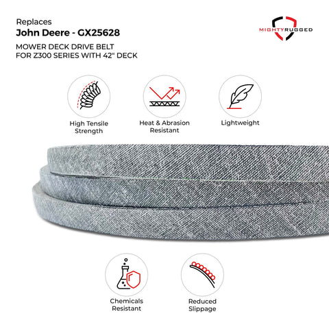 MightyRugged correa extendida junto a regla verifica longitud exacta