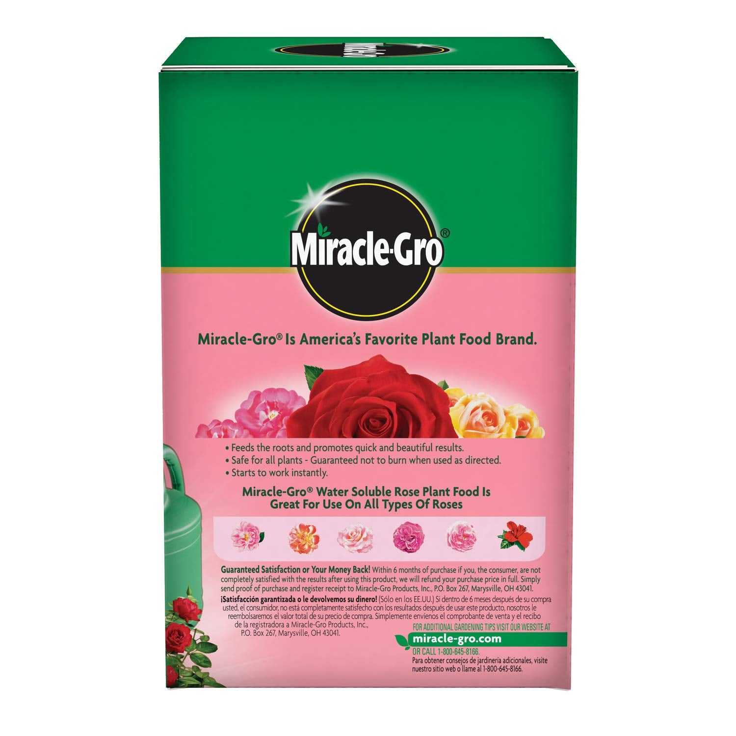 Miracle-Gro uso con alimentador de jardín para distribución precisa de nutrientes
