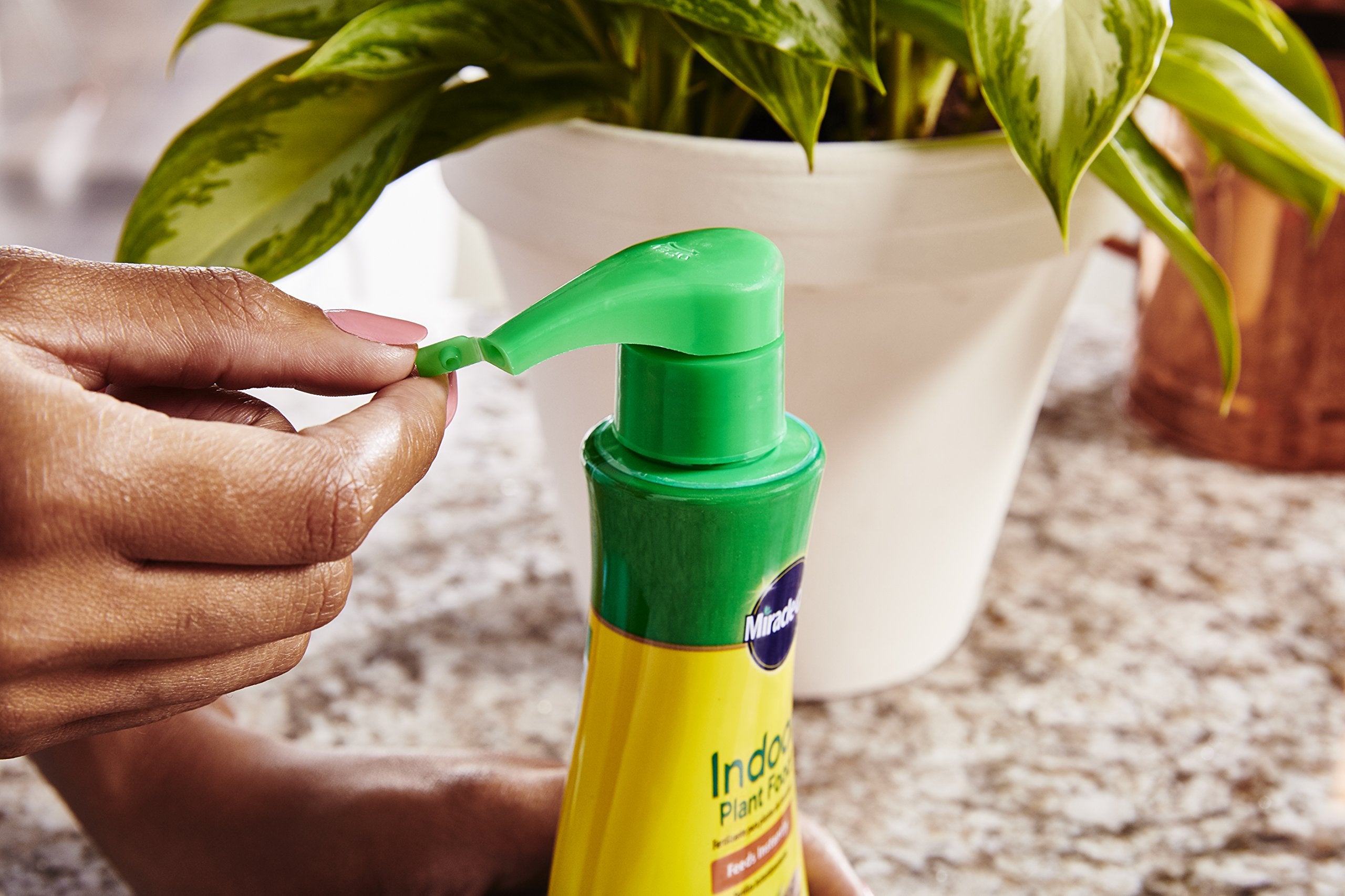 Miracle-Gro aplicación en maceta para nutrición inmediata de plantas