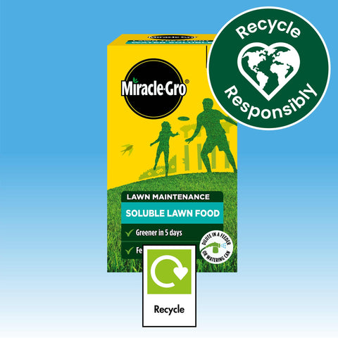 Miracle-Gro bolsa junto a metro para comparar cobertura hasta 100 m²