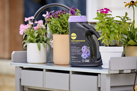 Miracle-Gro comparación de tamaño del envase para planificar cobertura