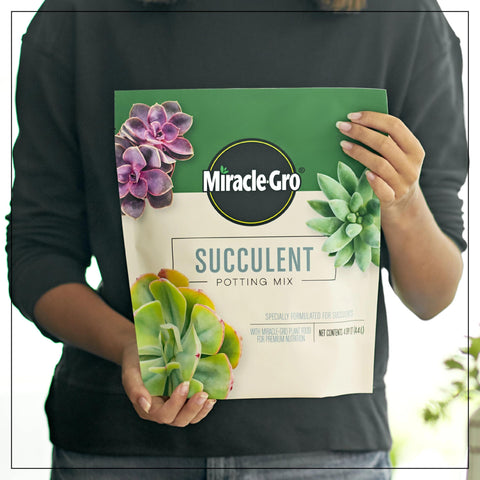 Miracle-Gro detalle de la etiqueta con instrucciones claras de uso