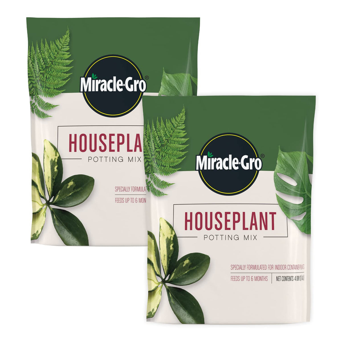 Miracle-Gro frente del empaque mostrando la marca y uso práctico