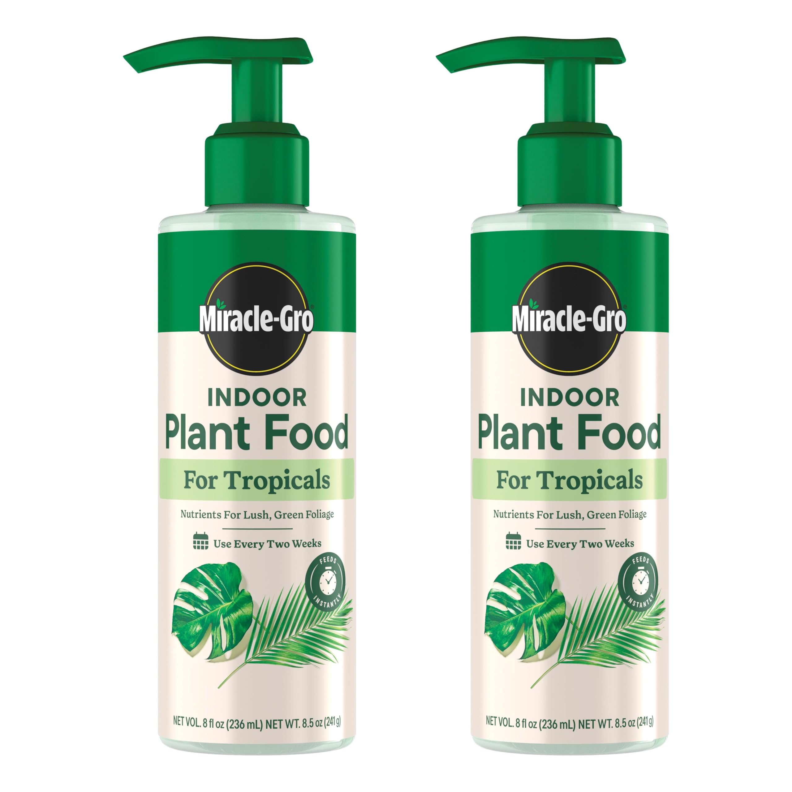 Miracle-Gro vista frontal del envase mostrando diseño y tamaño