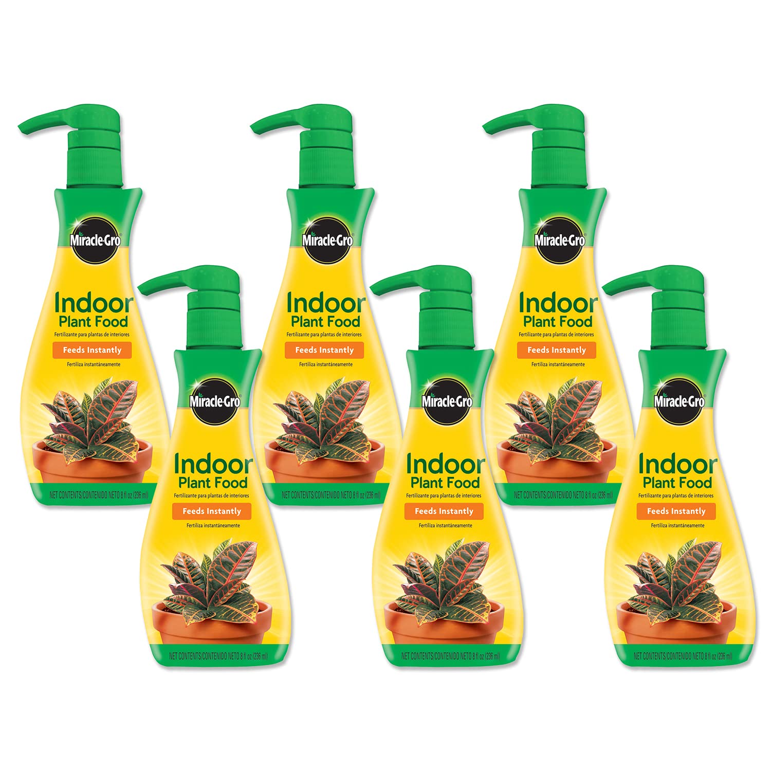 Miracle-Gro frontal del envase mostrando el producto y beneficio nutricional