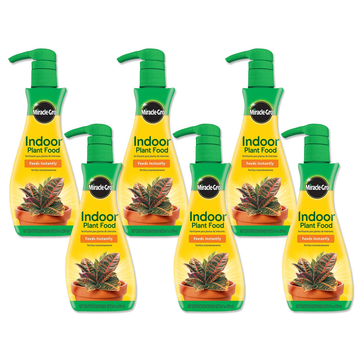 Miracle-Gro frontal del envase mostrando el producto y beneficio nutricional