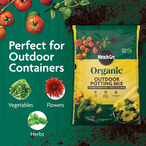 Miracle-Gro textura del sustrato aireado para raíces sanas