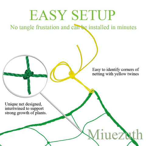 Miuezuth etiqueta con información del material y resistencia UV