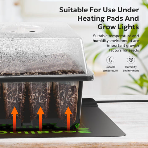 MIXC detalle de celdas con textura para retener sustrato, mejora enraizamiento