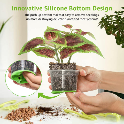 MIXC base de silicona flexible para extracción suave del cepellón