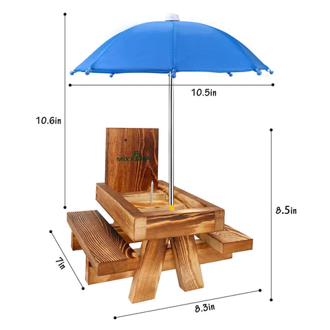 MIXXIDEA detalle de madera de cedro robusta, resistencia exterior