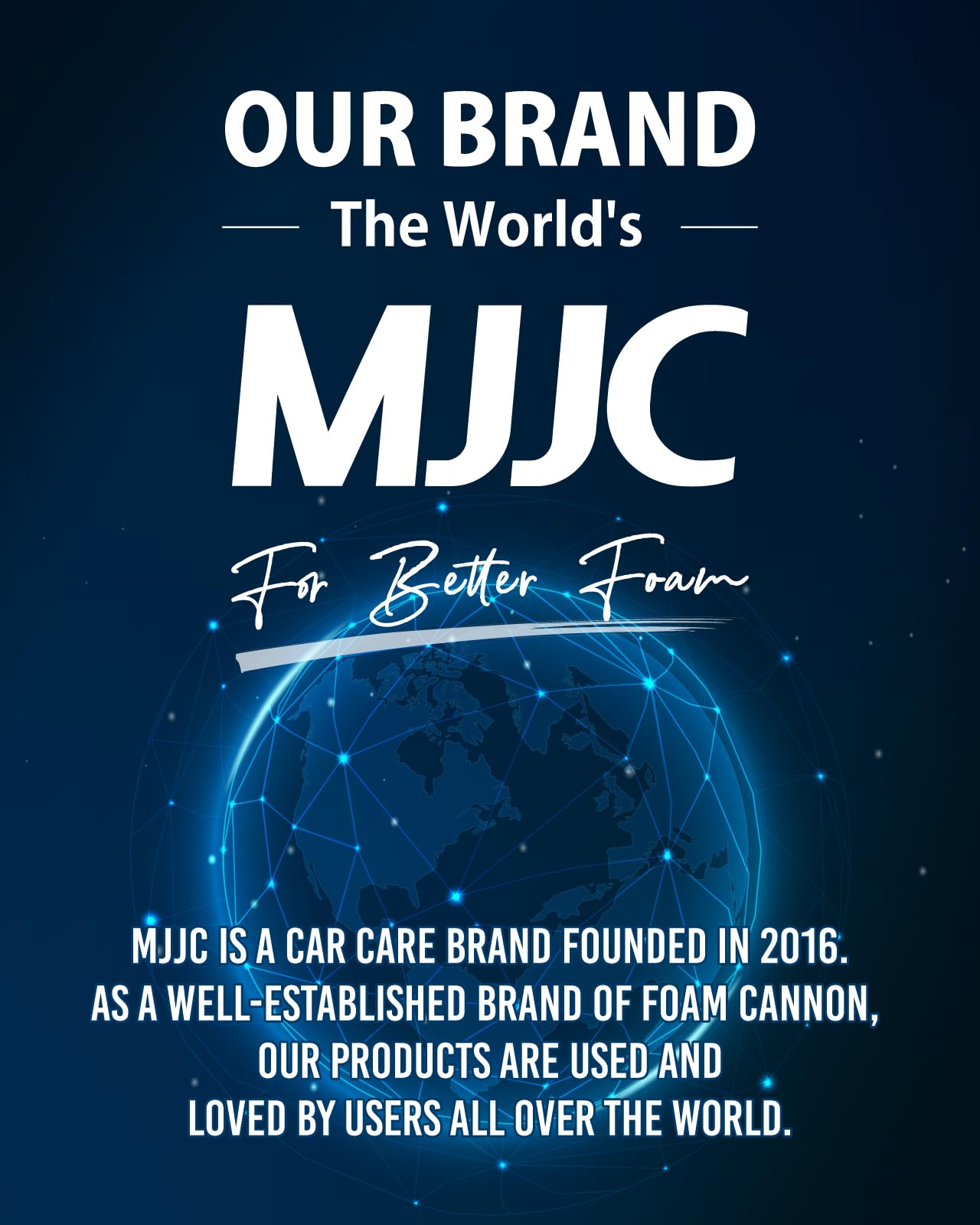 MJJC Foam Cannon Pro V2.0 adaptador 1/4" listo para conexión rápida y segura
