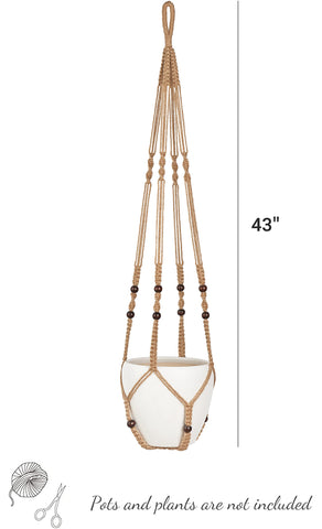 Mkono etiqueta yute natural que indica material resistente