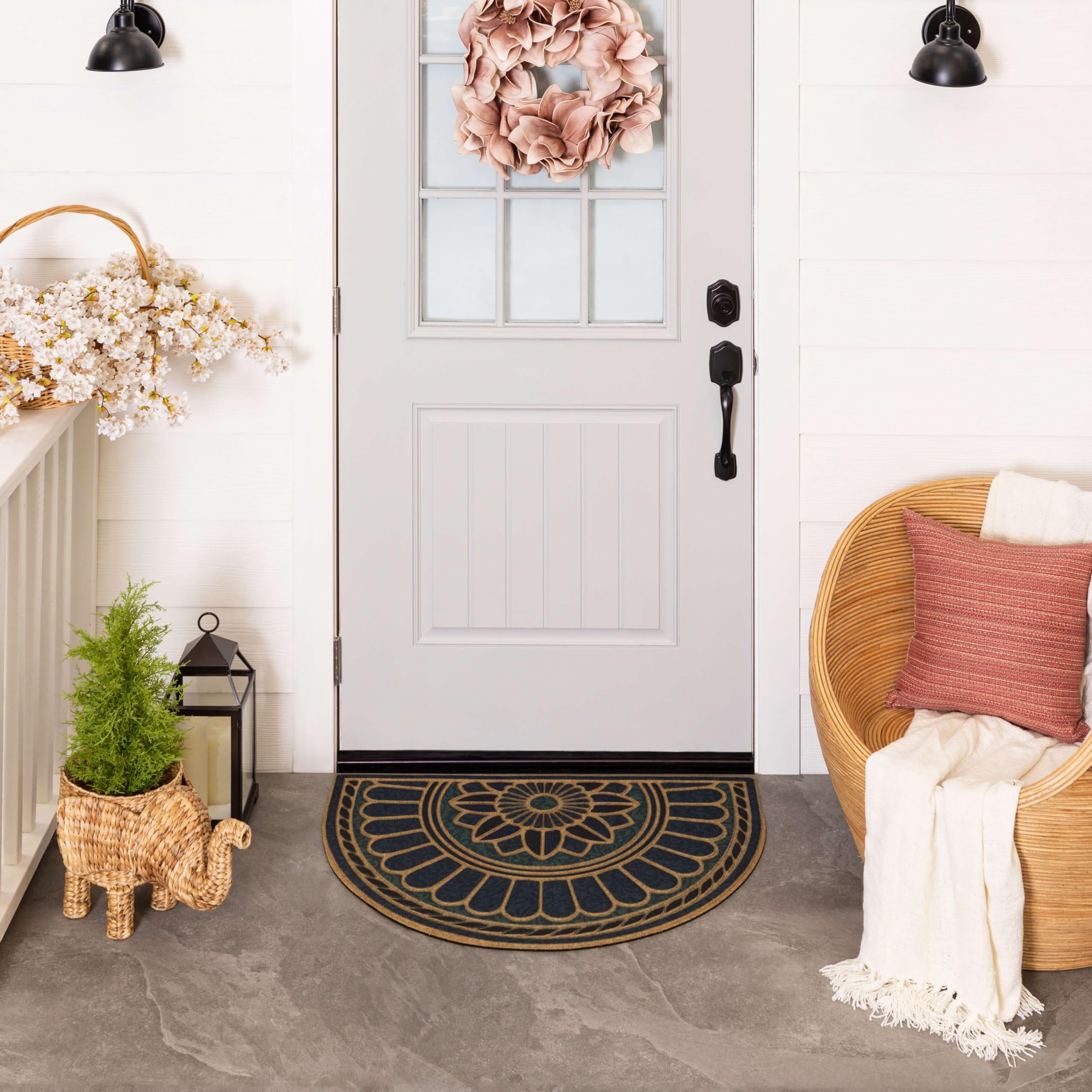 Mohawk Home primer plano de textura que atrapa suciedad eficientemente