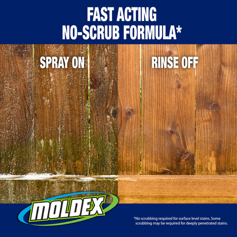 Moldex rociador 64 oz conectado a manguera para amplia cobertura