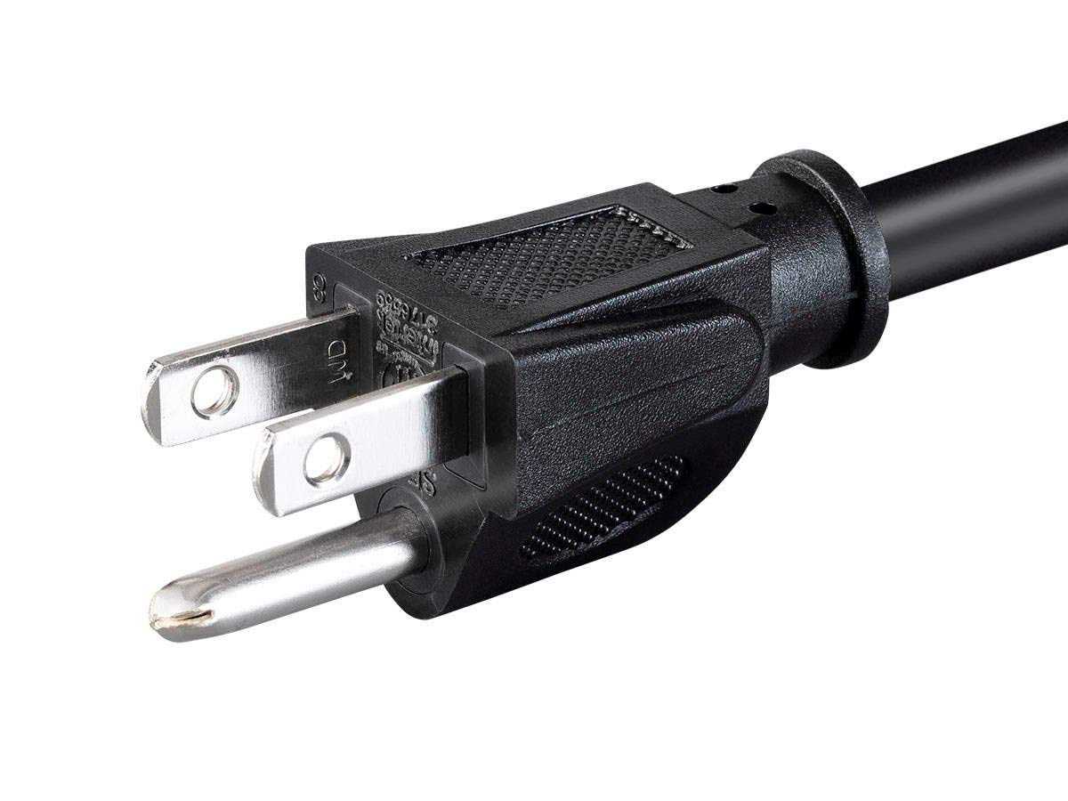 Monoprice textura del cable SJT y aislamiento duradero para uso frecuente y flexión segura