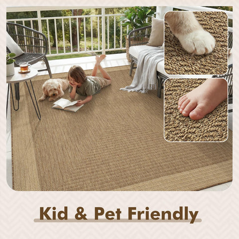MontVoo ambiente exterior con alfombra, crea zona acogedora y elegante