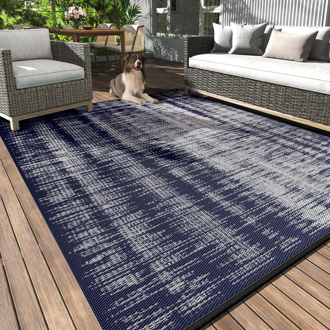MontVoo alfombra frontal 6x9 resistente al exterior y fácil limpieza