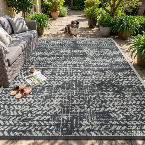 MontVoo alfombra frontal 6x9 mostrando diseño y tamaño práctico
