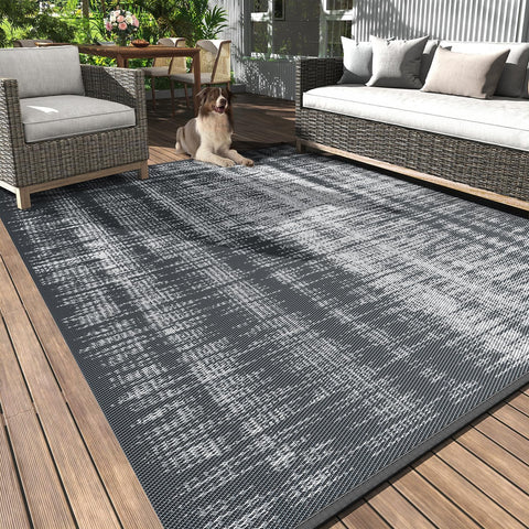 MontVoo vista frontal de alfombra exterior, aspecto moderno y protección