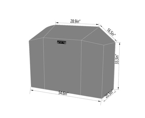 Monument Grills textura Oxford resistente que repele agua y protege