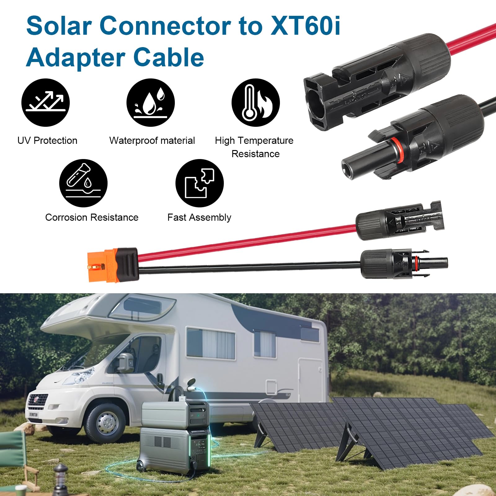 MOOKEERF comparativa de tamaño 3FT para instalar en sistemas portátiles