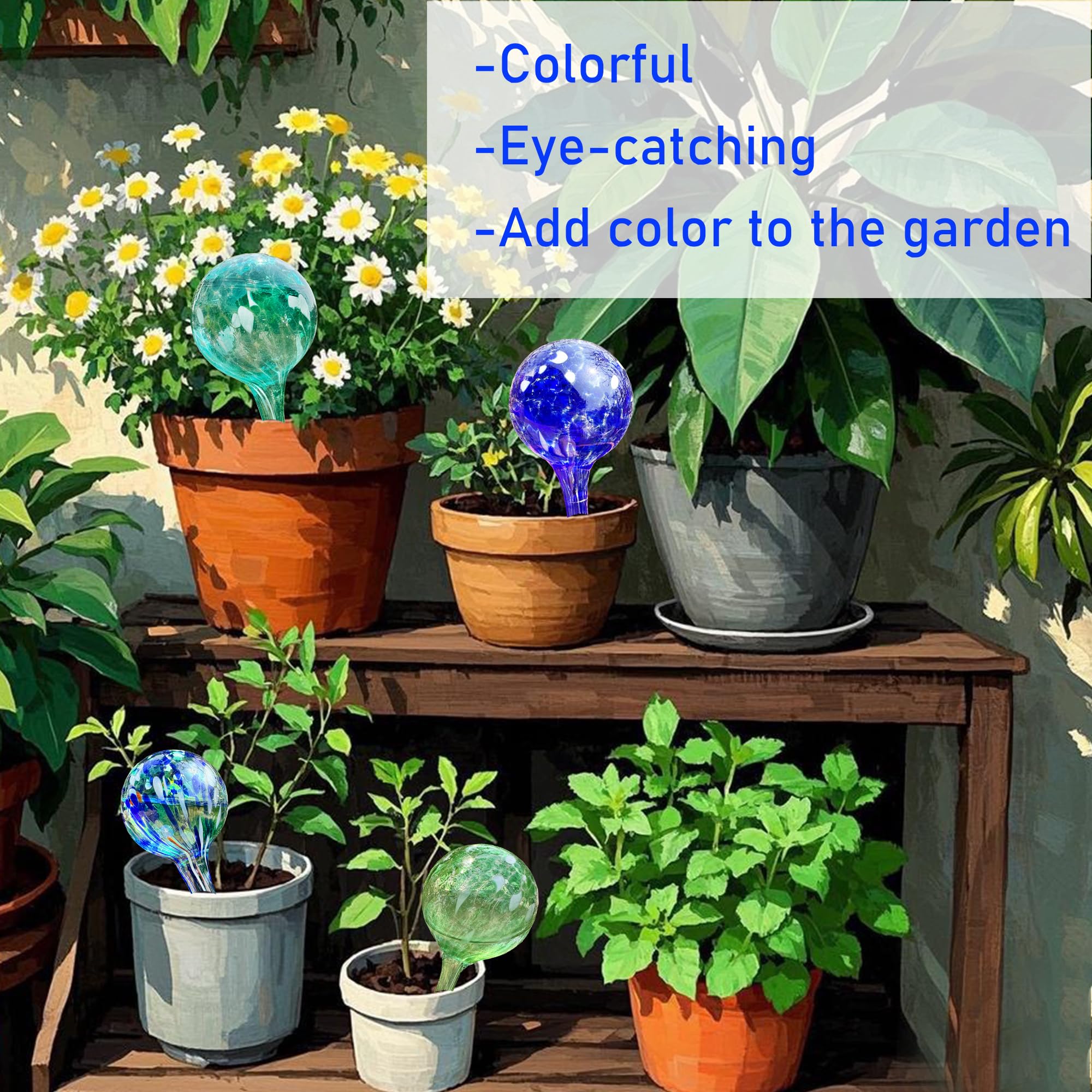 MOONSOUND etiqueta y colores vibrantes del globo, añade estilo a tus plantas