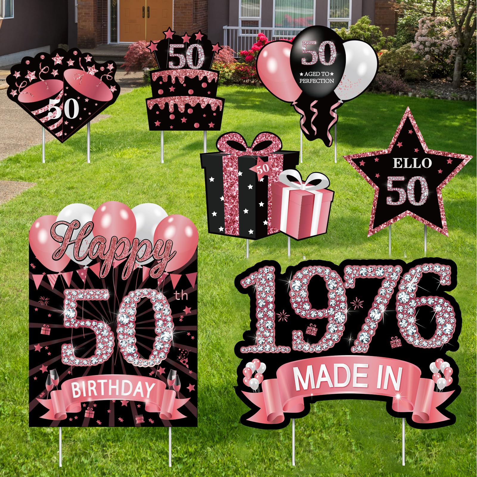 MOORAY cartel frontal 50 años visible desde la calle, impacto inmediato