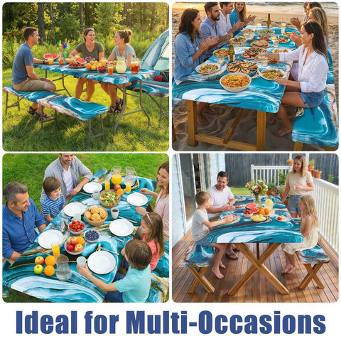 Moosfor mesa ambientada en jardín para eventos con estilo y protección