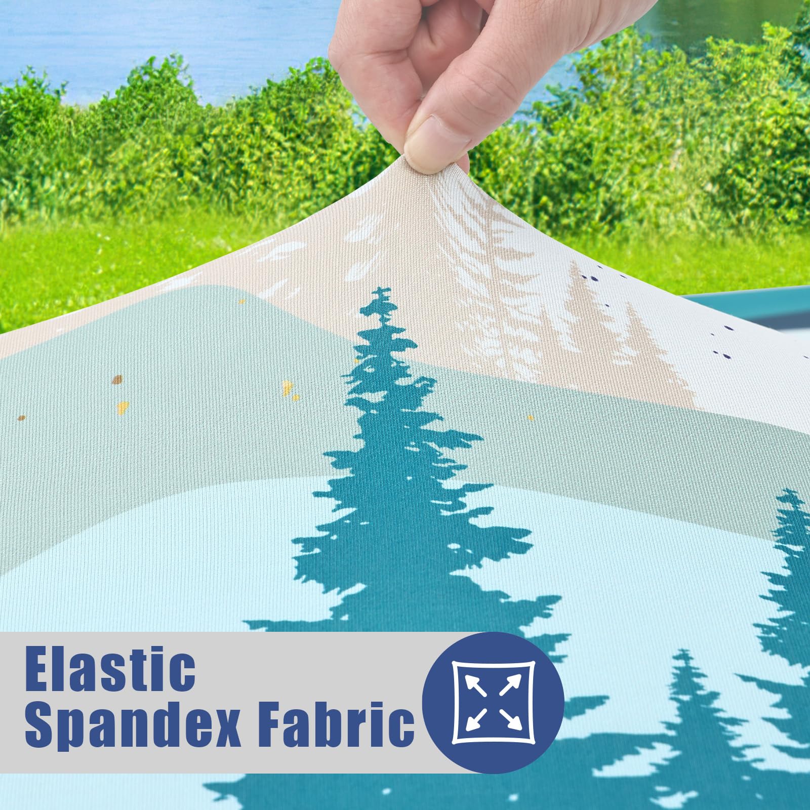 Moosfor primer plano textura spandex calidad y elasticidad visual
