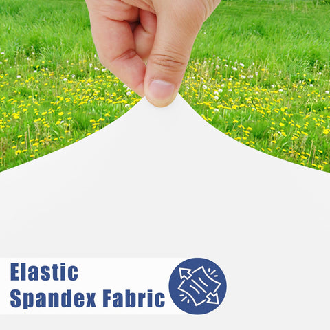 Moosfor detalle de tejido spandex elástico, resistencia y ajuste