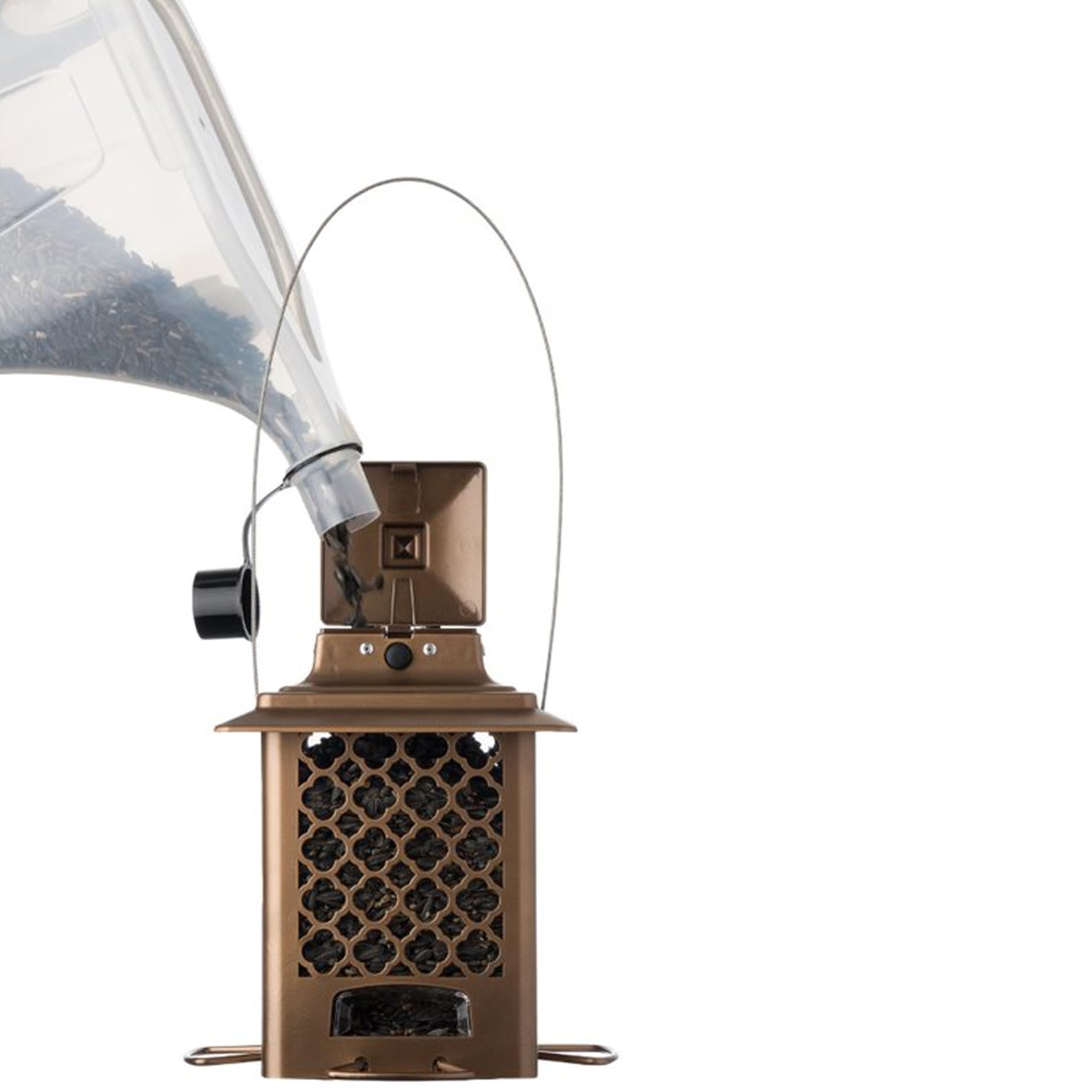 Comparación de tamaño More Birds tote junto a una regla para ver escala y portabilidad