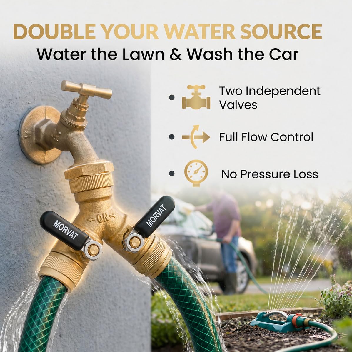 Morvat vista del roscado interior y sello hermético que evita fugas