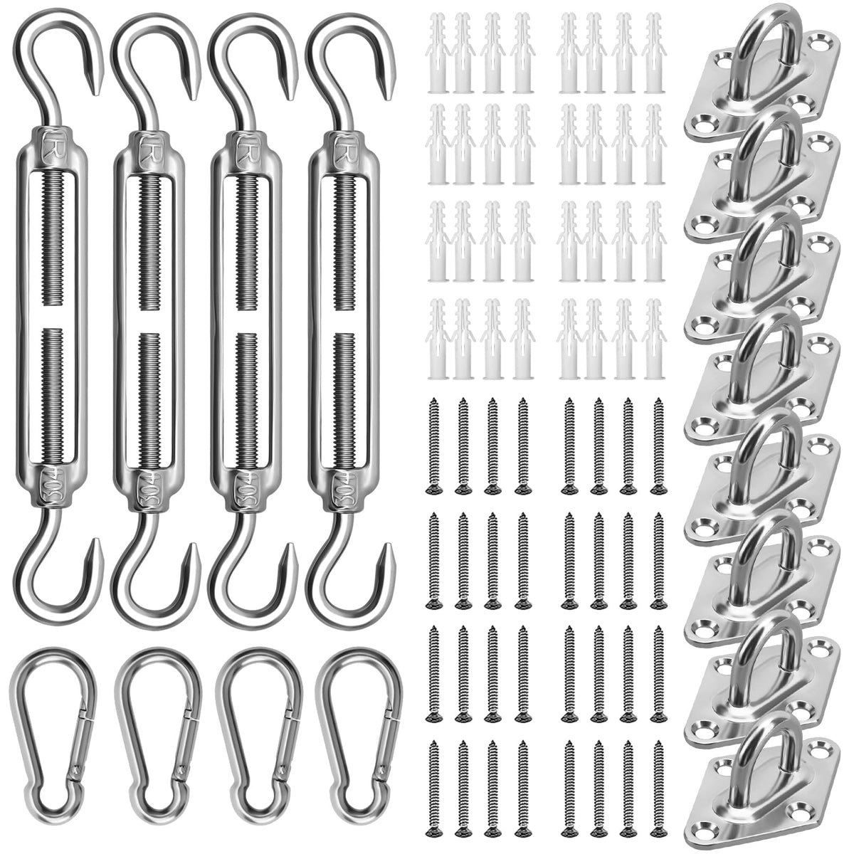 Morzejar kit completo frontal mostrando todas las piezas, durabilidad en exteriores
