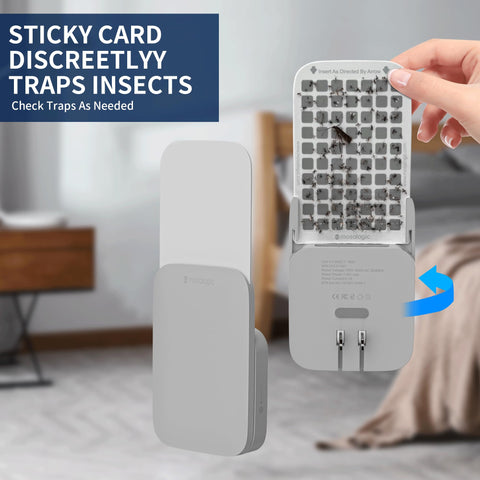 mosalogic en dormitorio con luz cálida y control discreto de insectos