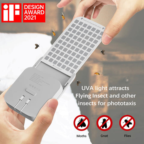 mosalogic detalle de LEDs UV que atraen insectos con mayor eficacia