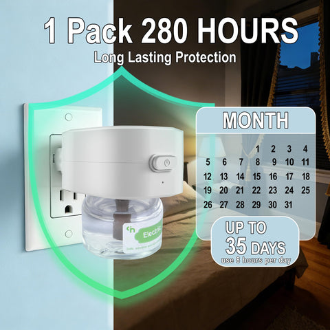 Moskiller en dormitorio junto a cama mejorando confort nocturno