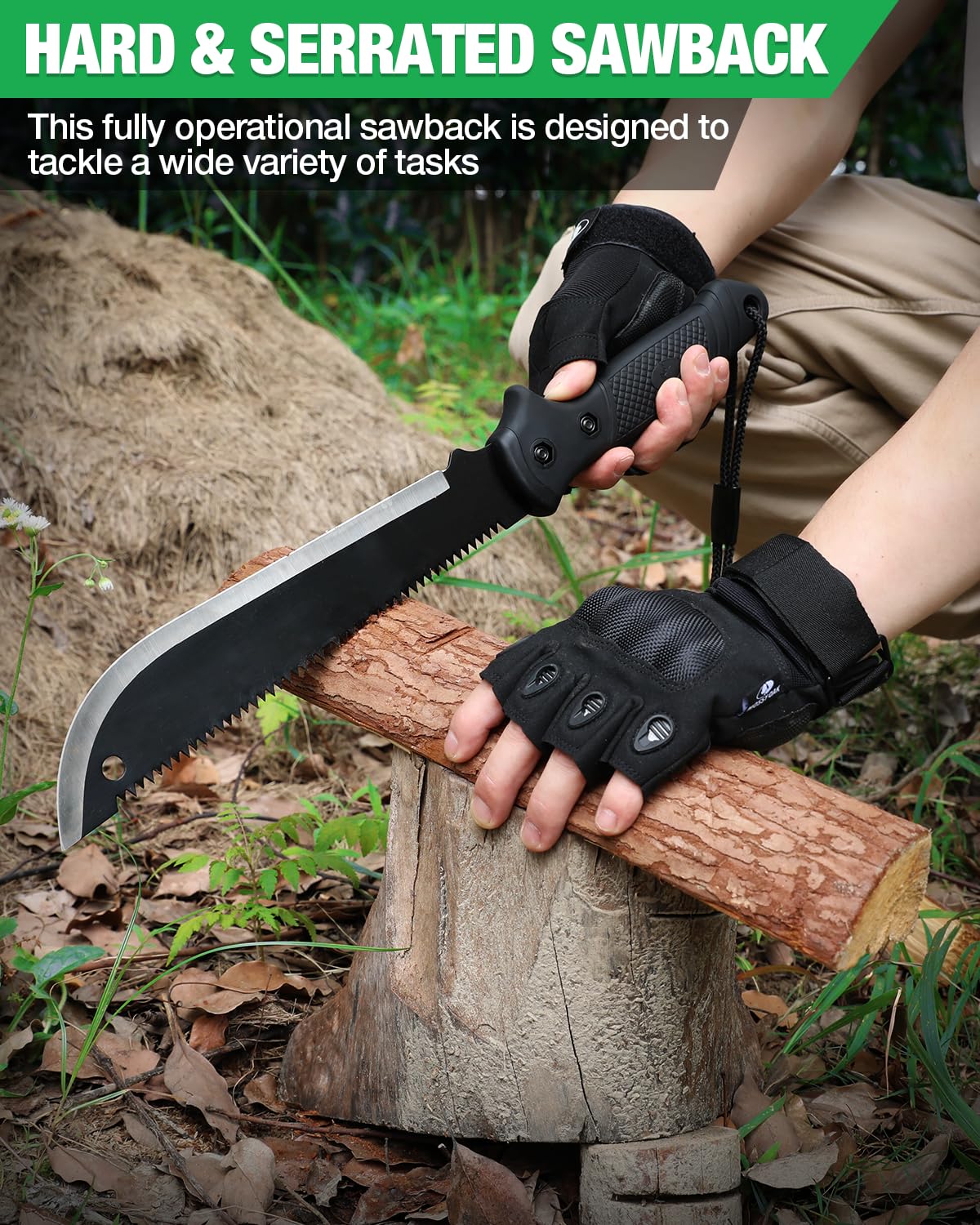 Mossy Oak mango ergonómico para agarre seguro y control