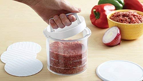 Mr. Bar-B-Q discos regulables apilados para controlar grosor preciso