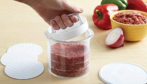 Mr. Bar-B-Q discos regulables apilados para controlar grosor preciso
