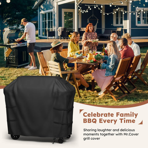 MR. COVER funda en ambiente exterior resistiendo lluvia y sol