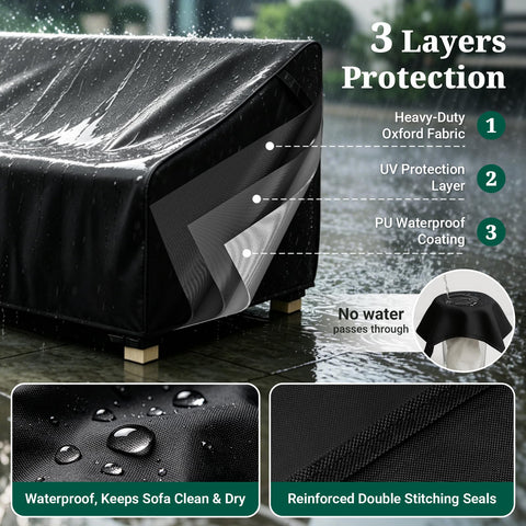 MR. COVER hebillas click-close antiviento que aseguran un ajuste firme