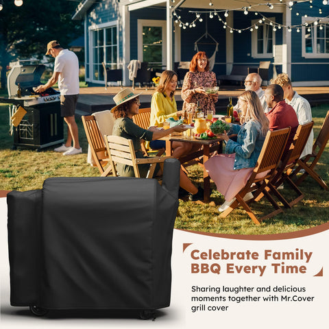 MR. COVER etiqueta material 600D y recubrimiento PVC informa durabilidad