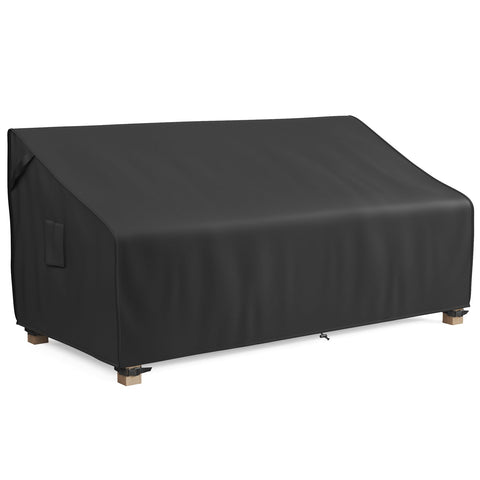 MR. COVER vista frontal de la funda para sofá 3 plazas protegiendo mueble