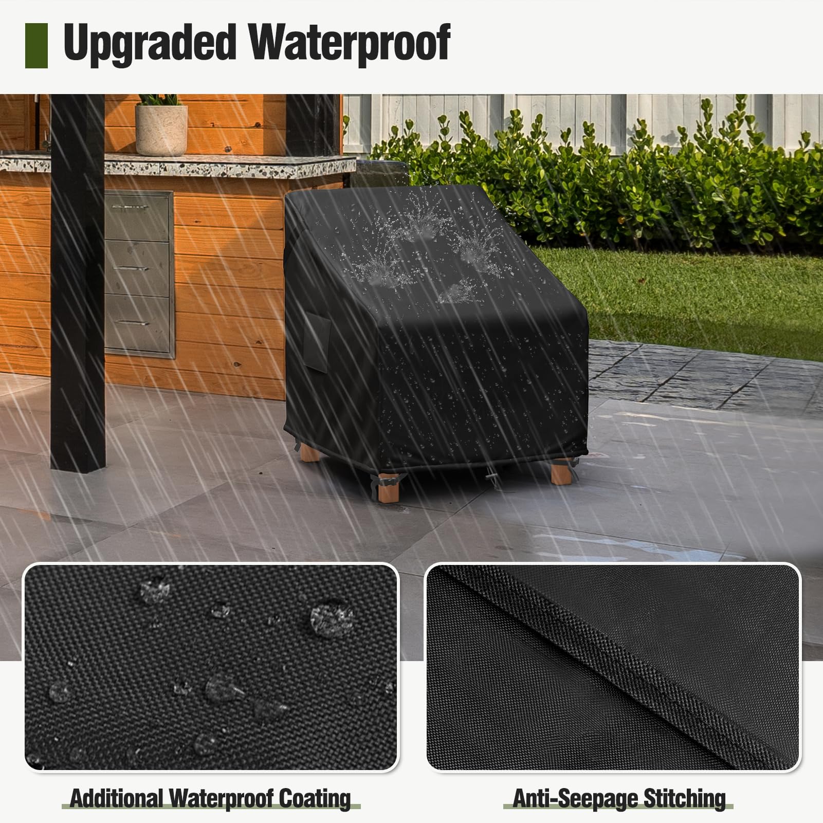 MR. COVER tejido impermeable con repulsión del agua y fácil limpieza