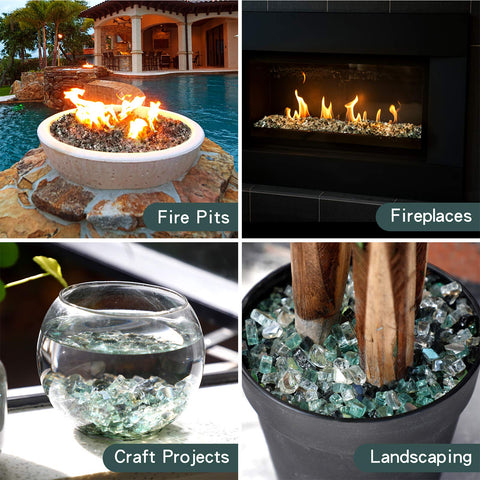 Mr. Fireglass en fuente de agua, embellece y resalta diseño exterior