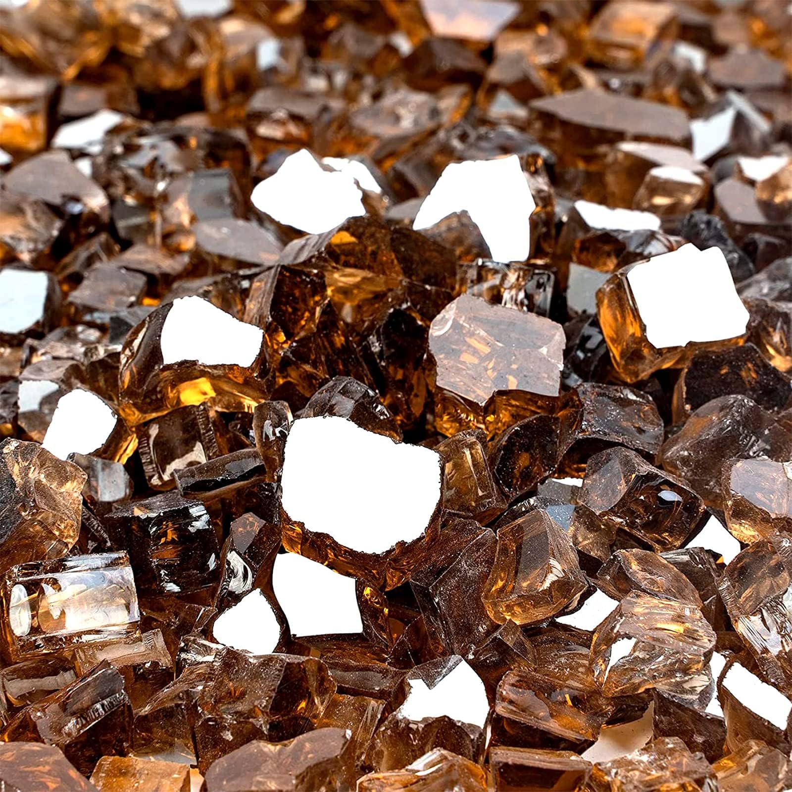 Mr. Fireglass textura cobre reflectante brillo intenso decorativo