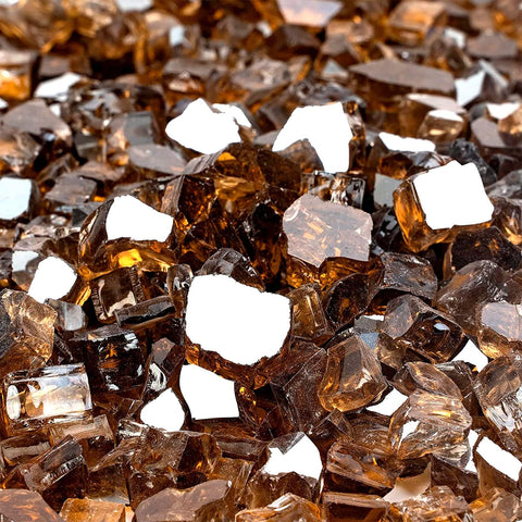 Mr. Fireglass textura cobre reflectante brillo intenso decorativo
