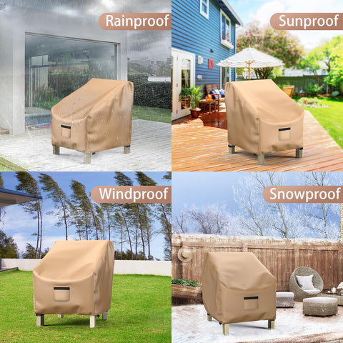 Mrrihand funda en ambiente de terraza protegiendo mobiliario